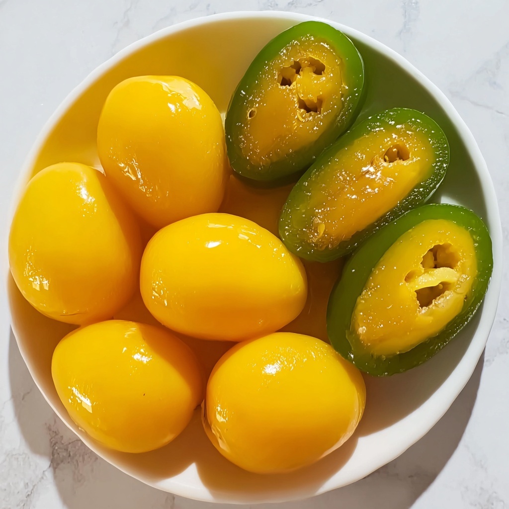 Cowboy Candy Pickled Eggs: Sweet, Spicy Snack Bliss Recipe - Recipe Image