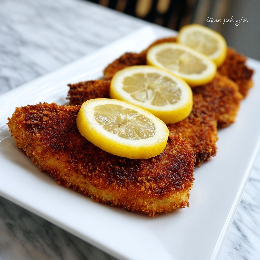Crispy Baked Lemon Chicken Recipe - Recipe Image