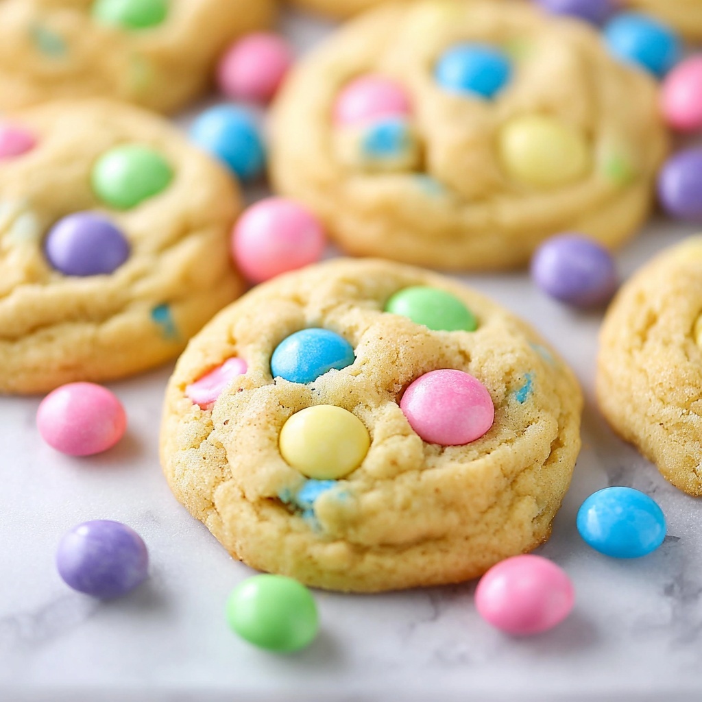White Chocolate Chip M&M Pudding Cookies Recipe - Recipe Image