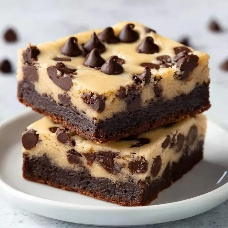 Chocolate Chip Cookie Brownies Recipe