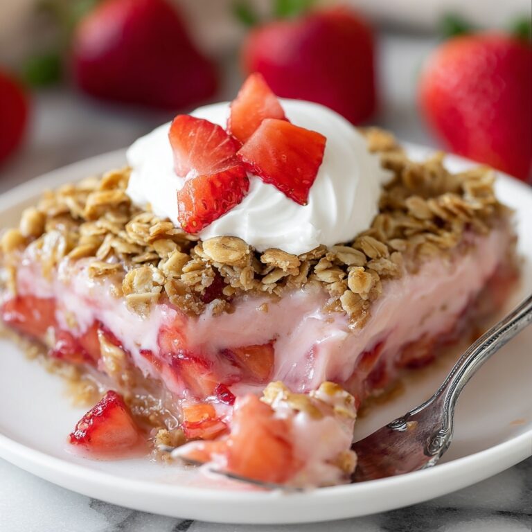 Strawberry Rhubarb Baked Oatmeal Recipe