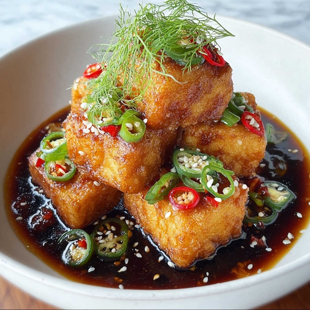 Korean Braised Tofu Recipe - Recipe Image