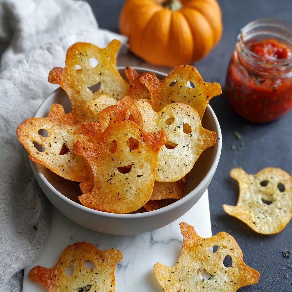 Spooky Baked Halloween Chips Recipe - Recipe Image