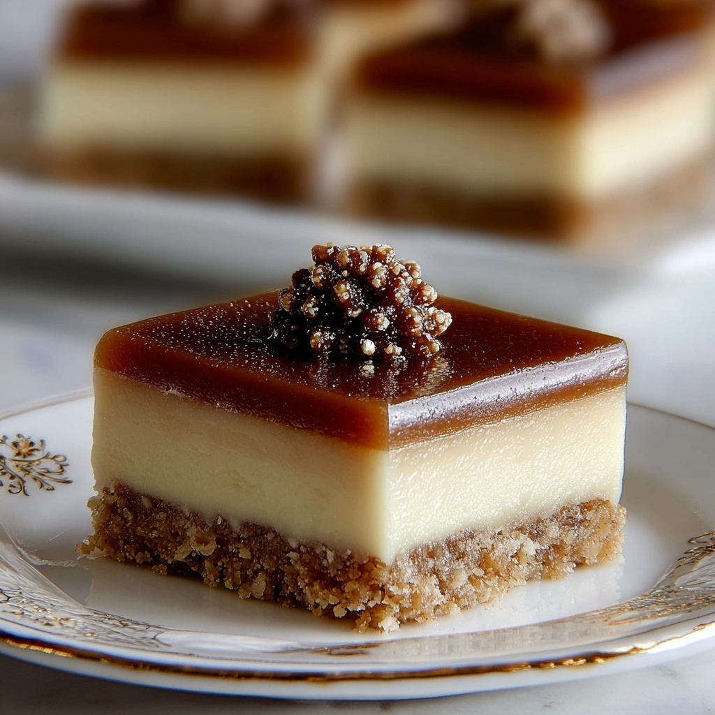 Dulce de Leche Cheesecake Bars Recipe - Recipe Image