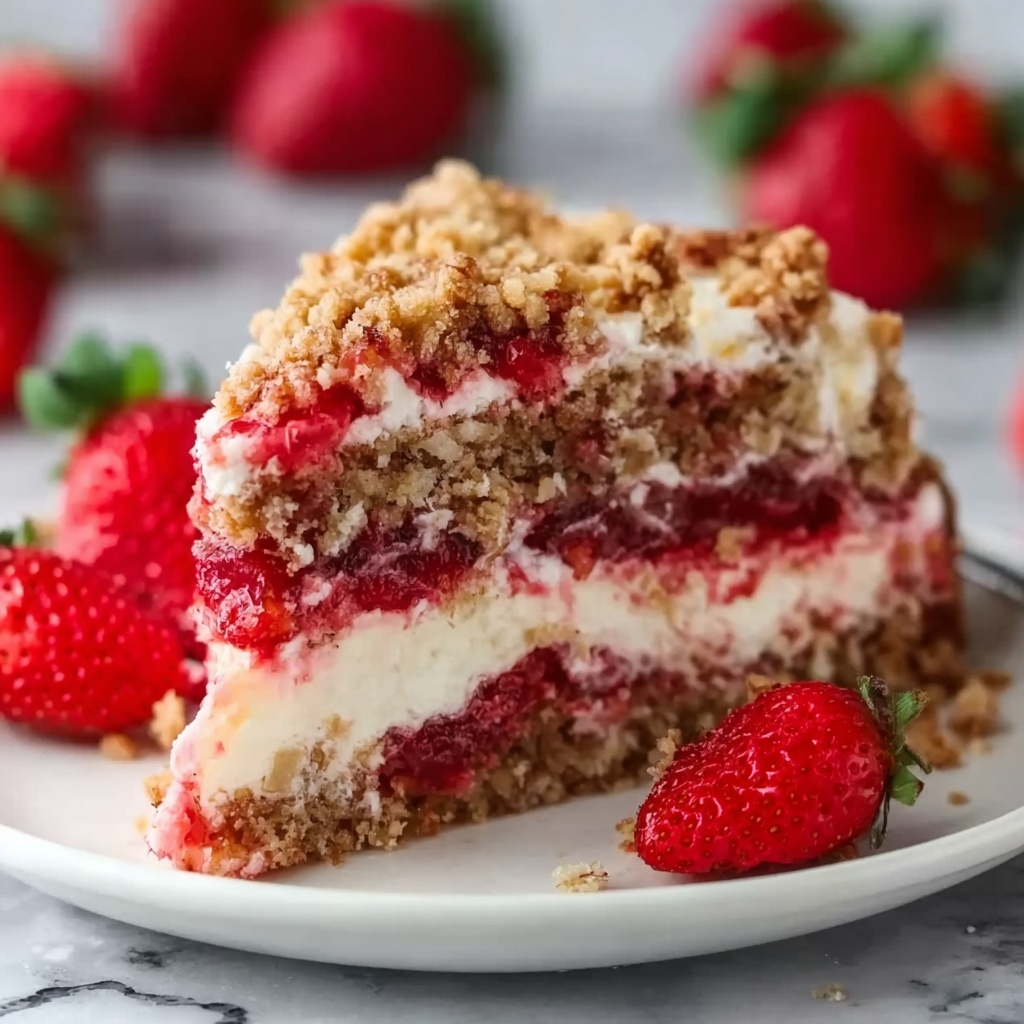 Homemade Strawberry Crunch Recipe - Recipe Image