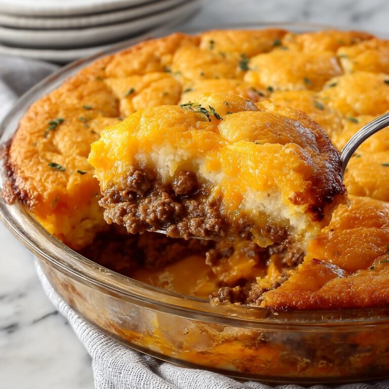 Cheddar Bay Ground Beef Cobbler Recipe