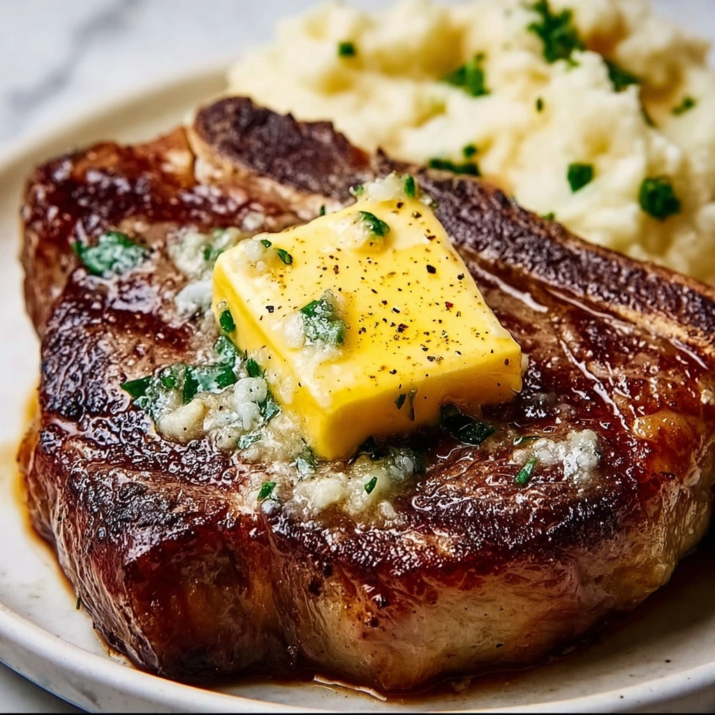 Marinated Air Fryer Ribeye Steak Recipe - Recipe Image