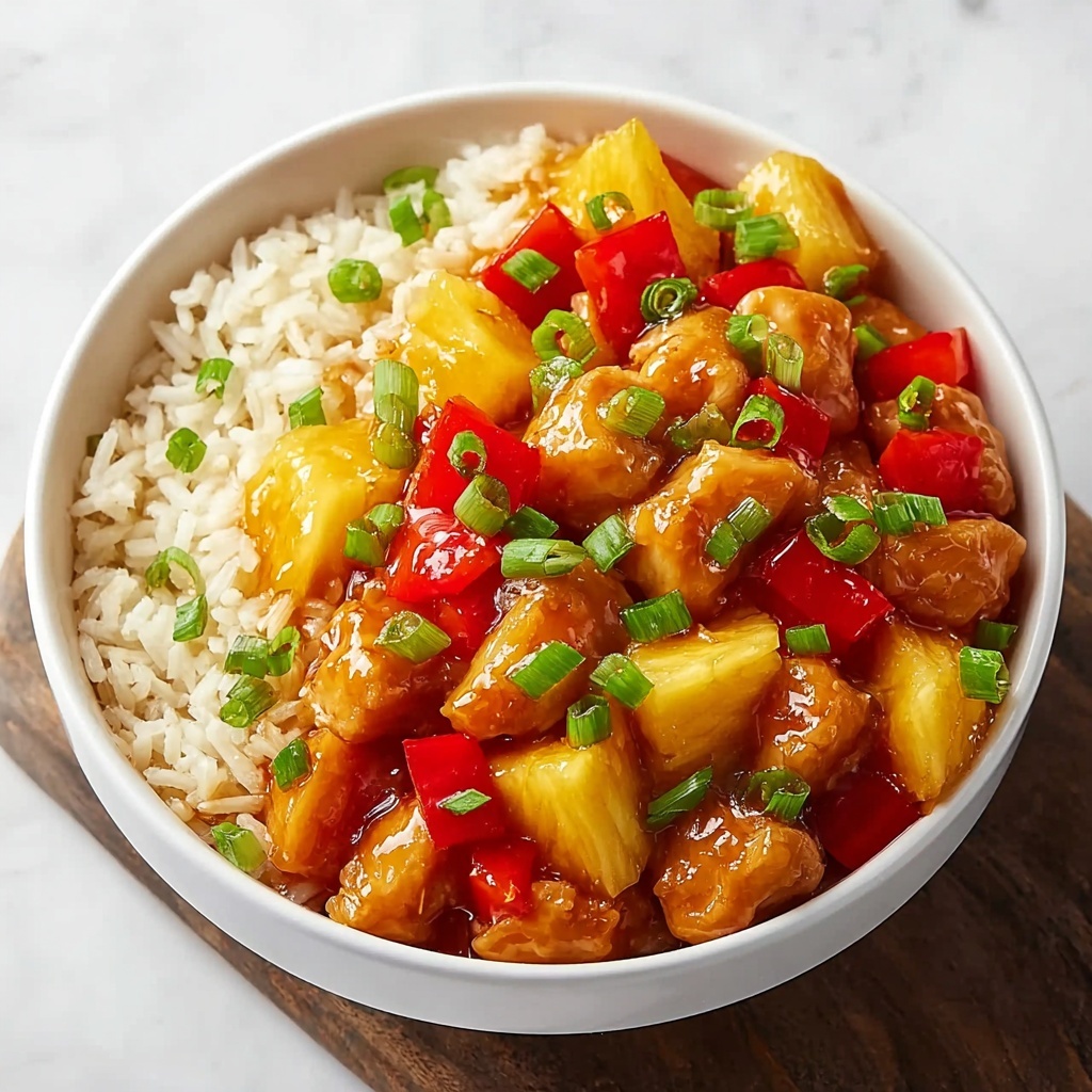 Hawaiian Pineapple Chicken and Rice Recipe - Recipe Image
