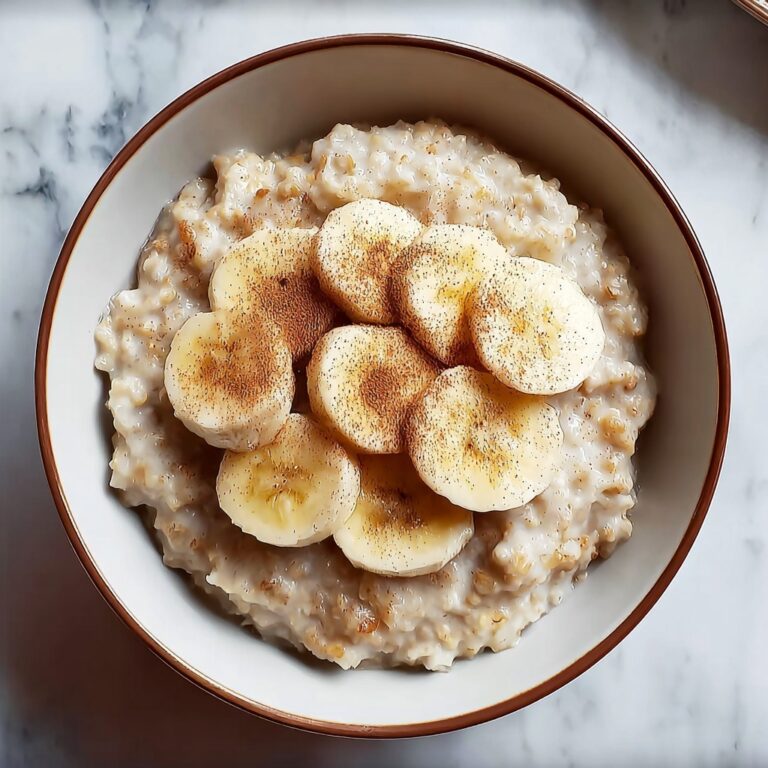 No Sugar Added Breakfast Banana Oatmeal Recipe