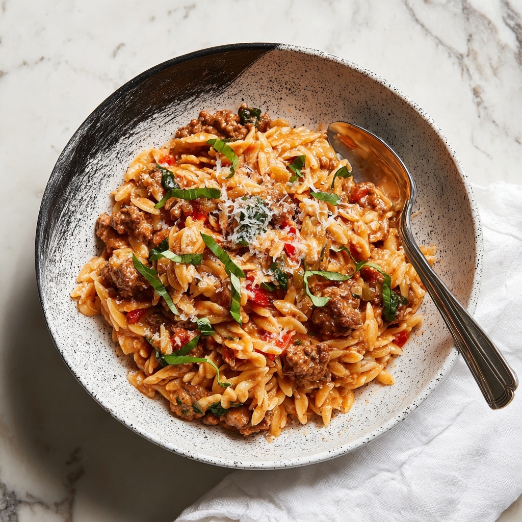 Ground Beef Orzo Recipe - Recipe Image