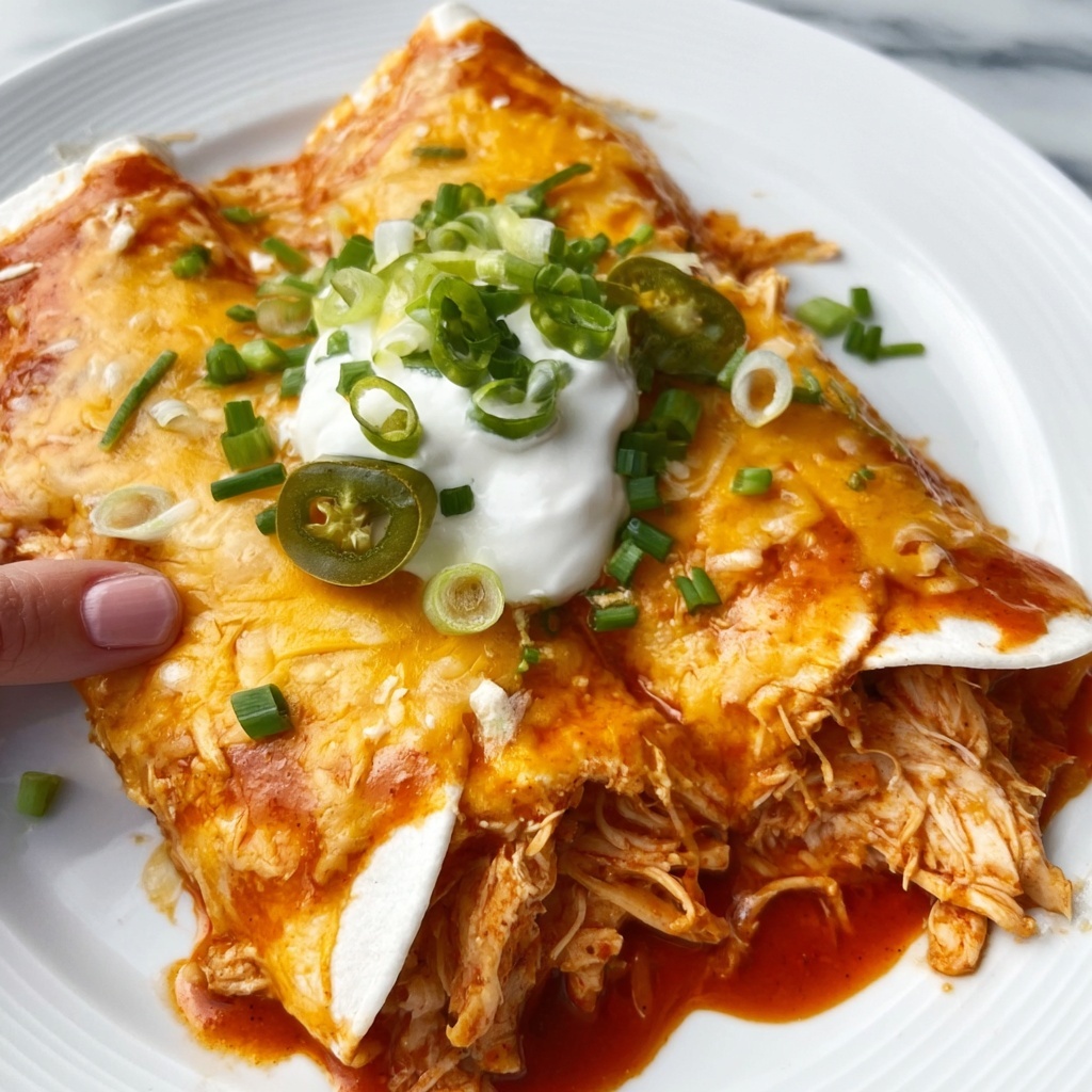 Jalapeño Popper Cheesy Chicken Enchiladas Recipe - Recipe Image