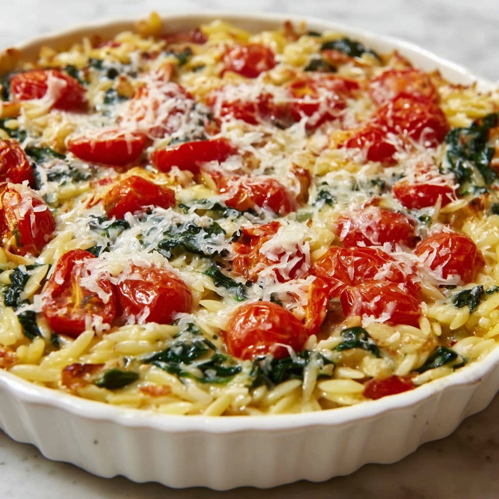 Easy Boursin Orzo Bake: 5-Minute Prep for a Creamy, Cheesy Comfort Dish Recipe - Recipe Image