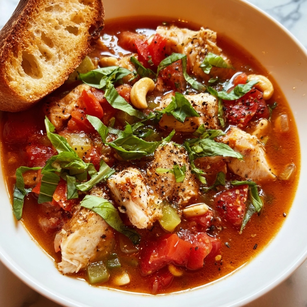 Tomato Basil Chicken Stew (Light) That Comforts in 30 Minutes Recipe - Recipe Image