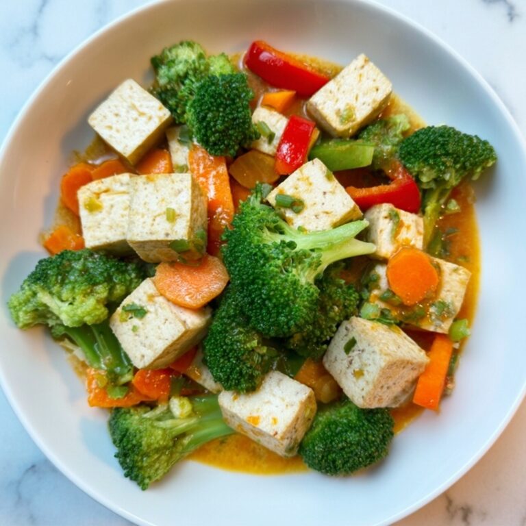 Tofu & Vegetable Curry: A Delicious and Cozy Comfort Food Classic Recipe