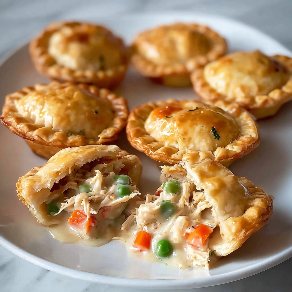 Mini Chicken Pot Pie Bites: 7 Irresistible Comfort Snacks Recipe - Recipe Image