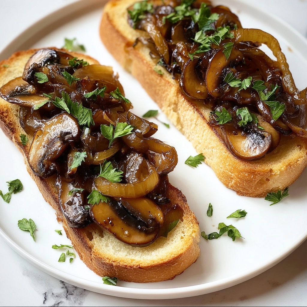 Mushroom & Caramelized Onion Crostini: 5 Savory Secrets Recipe - Recipe Image