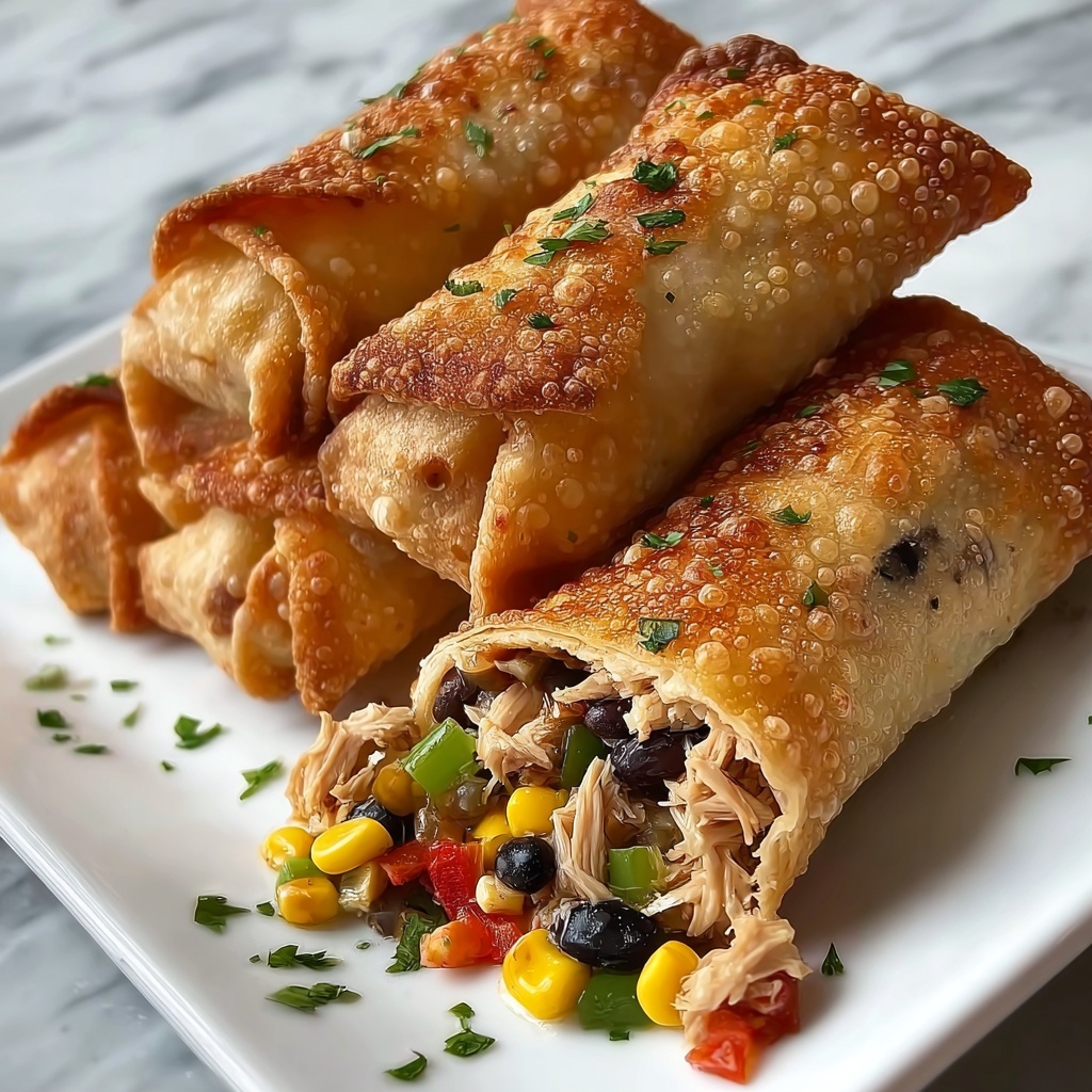 Southwest Egg Rolls: 5 Steps to Flavorful Perfection Recipe - Recipe Image
