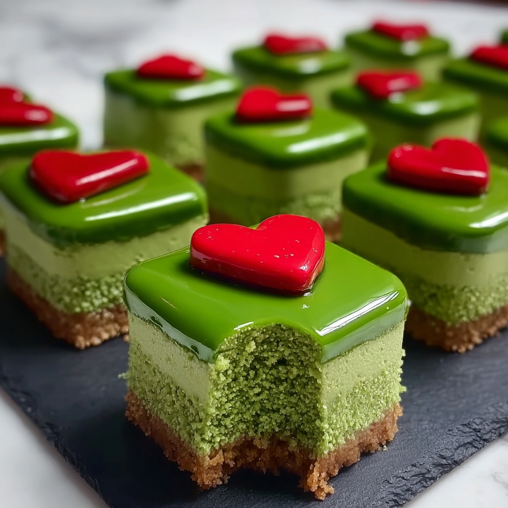 Grinch Mini Cheesecakes: Irresistible Holiday Delight Recipe - Recipe Image