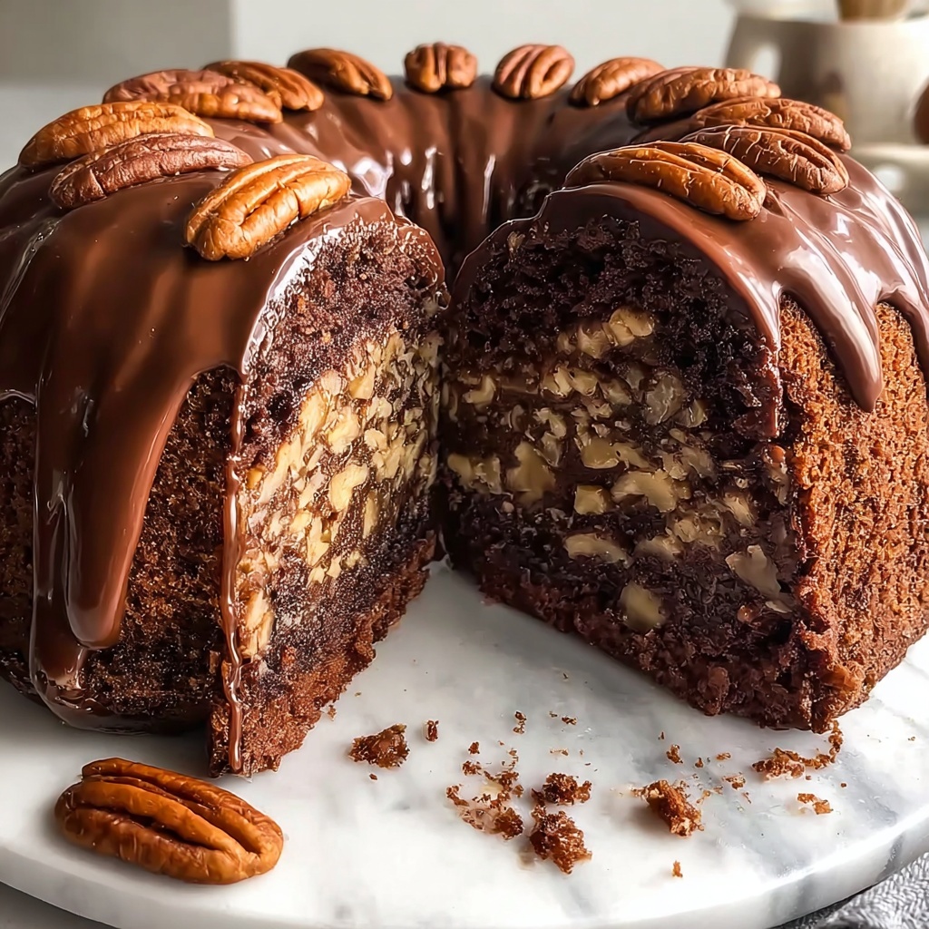 German Chocolate Pecan Pound Cake Recipe - Recipe Image