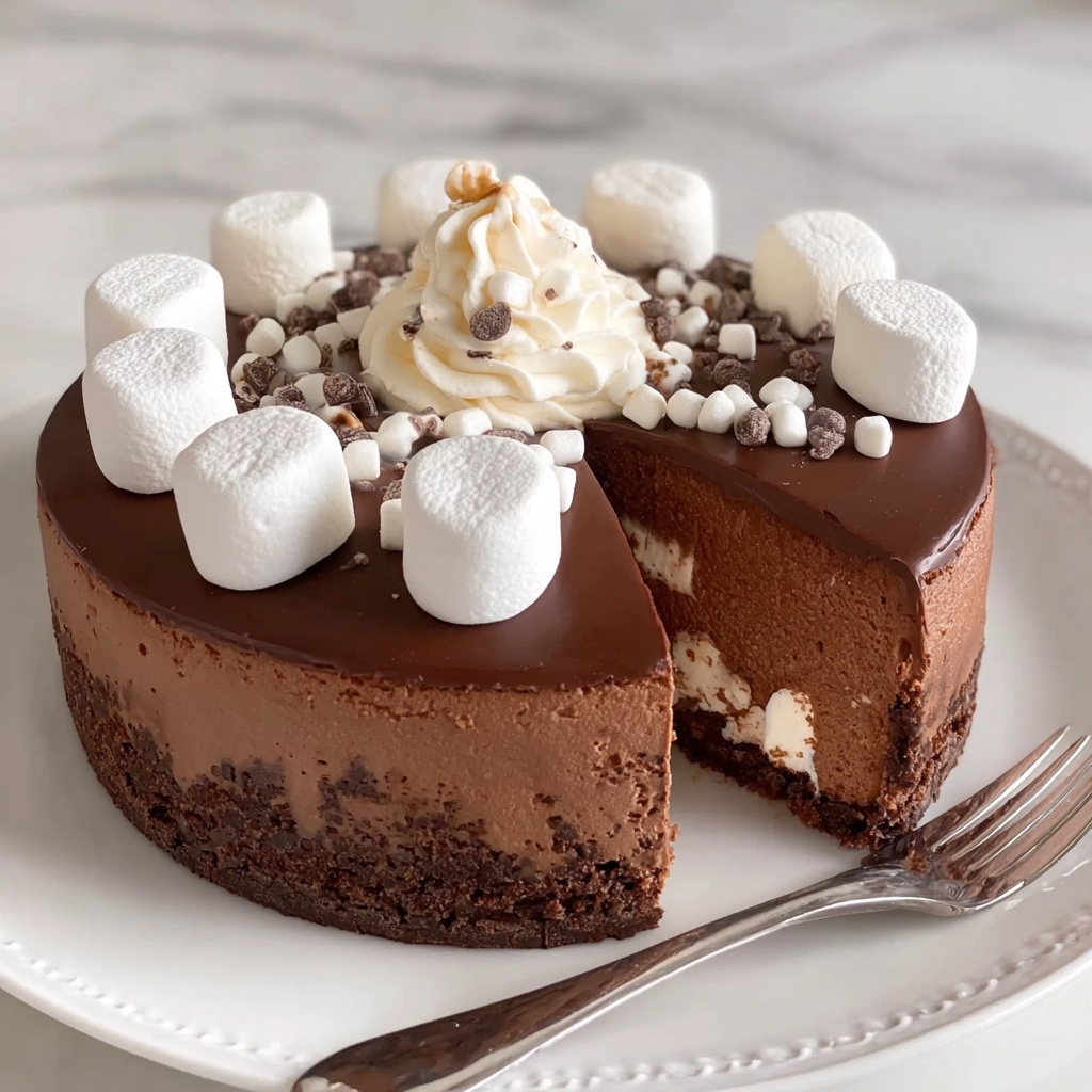 Hot Chocolate Cheesecake: 7 Steps to Pure Bliss Recipe - Recipe Image