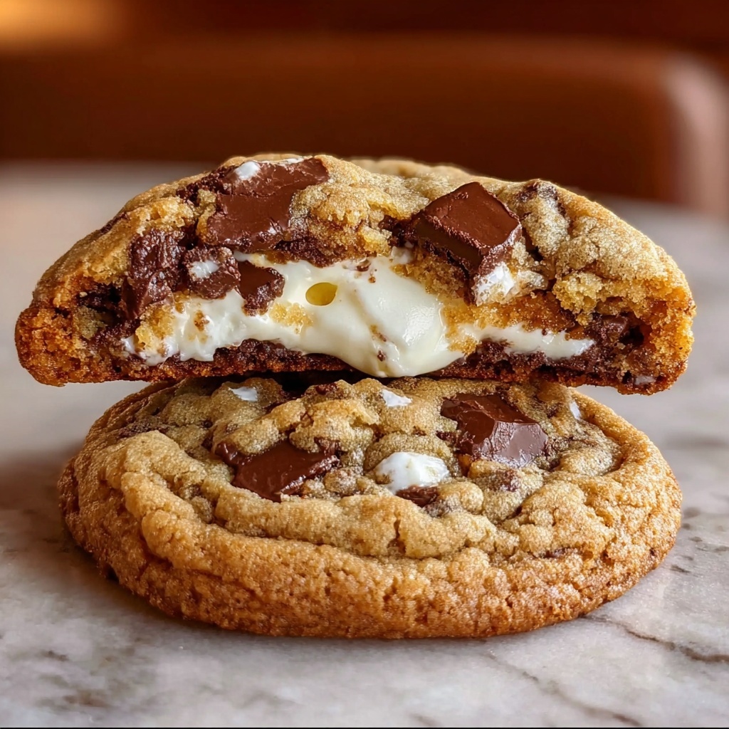 Cheesecake Stuffed Chocolate Chip Cookies: 7 Sweet Surprises Recipe - Recipe Image