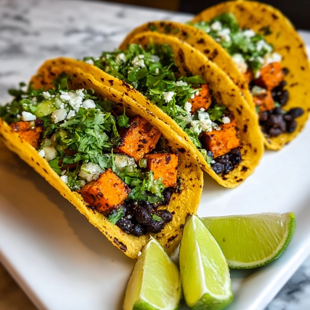 Sweet Potato Black Bean Tacos: 6 Bold Flavors to Savor Recipe - Recipe Image