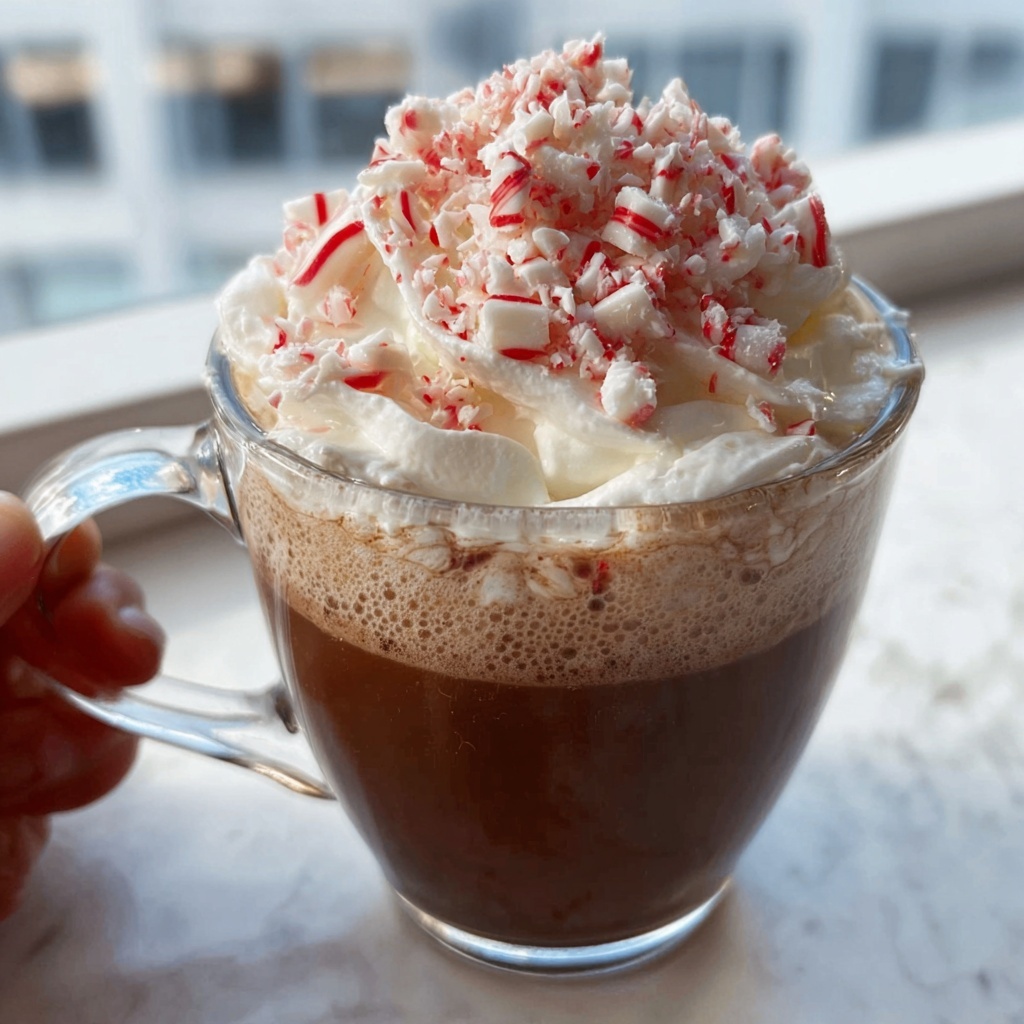Christmas Peppermint Latte: 5 Steps to Festive Bliss Recipe - Recipe Image