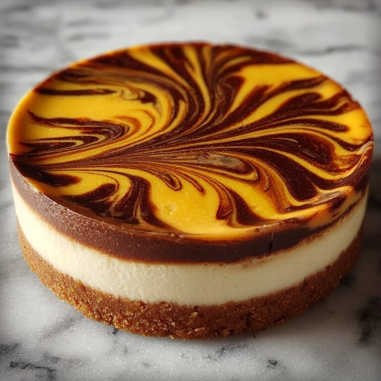 Pumpkin Chocolate Swirl Cheesecake Recipe