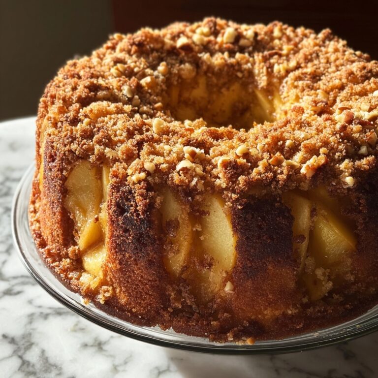 Maple Pear Cake with Streusel Topping Recipe