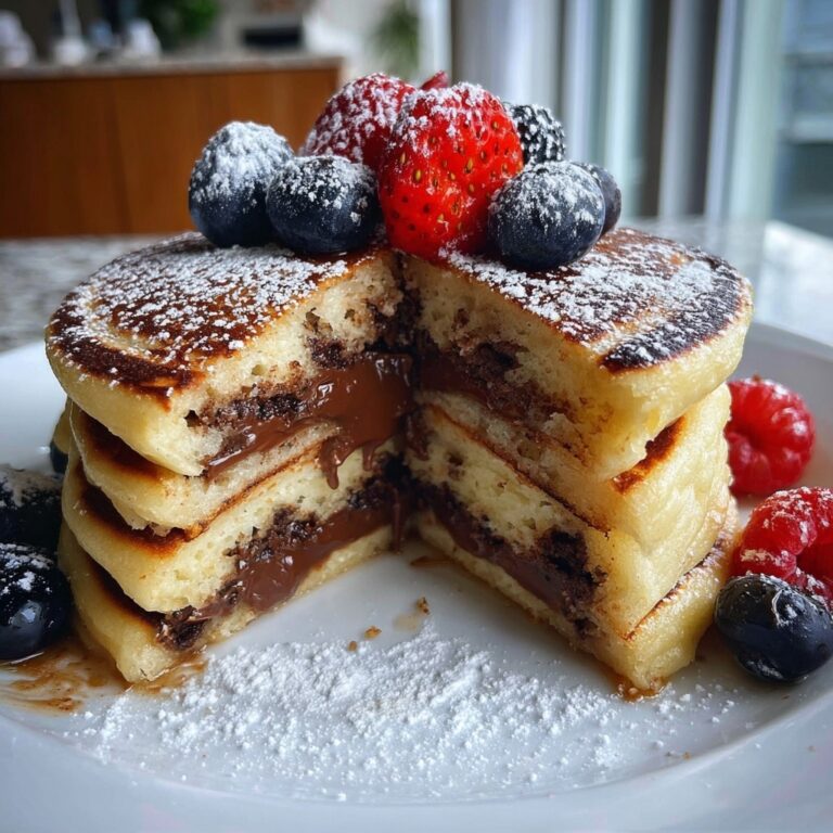 Chocolate Stuffed Pancakes (Vegan & Gluten-Free) Recipe