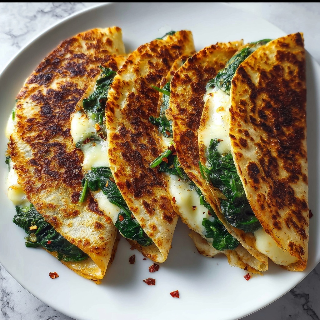 Vegan Spinach Quesadillas: 5 Delicious Ways to Enjoy Recipe - Recipe Image