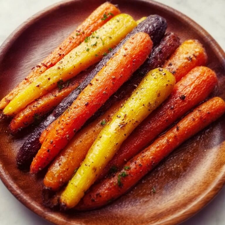 Air Fryer Roasted Carrots with Honey and Garlic Recipe