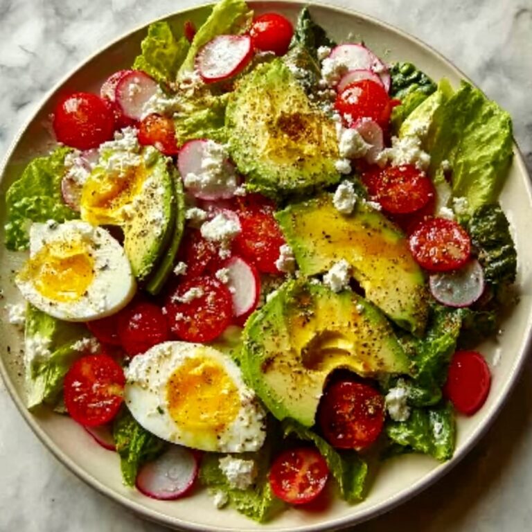 Easter Garden Salad with Feta, Hard-Boiled Eggs, and Fresh Fruits Recipe