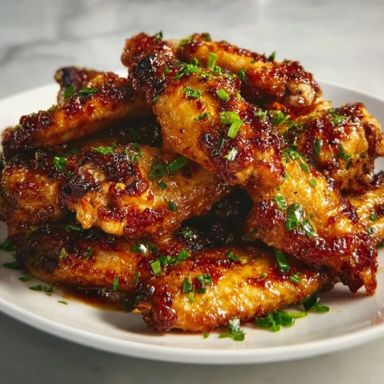 Crockpot Chicken Wings with Honey Soy Glaze Recipe