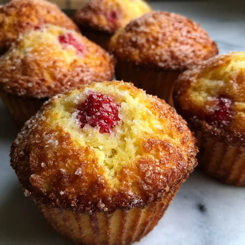 Comforting Fresh Strawberry Muffins for a Delightful Day Recipe - Recipe Image