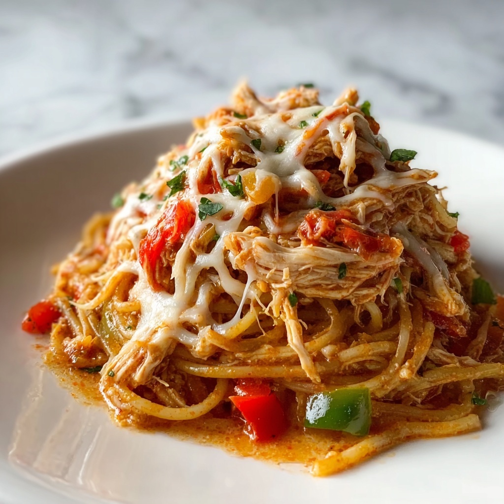 Mexican Chicken Spaghetti: A Cozy Family Favorite Recipe - Recipe Image