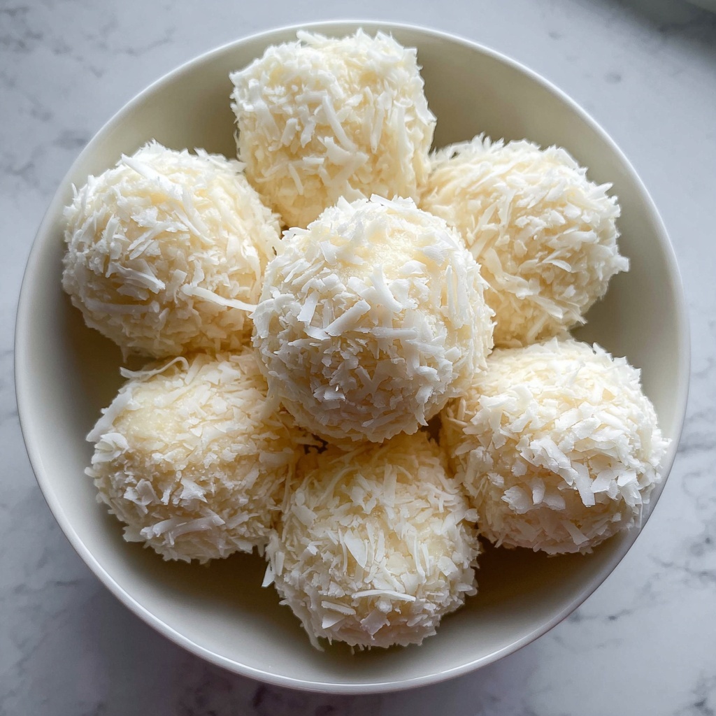 Delightful Coconut Cream Balls: 15-Min Comfort Dessert Recipe - Recipe Image