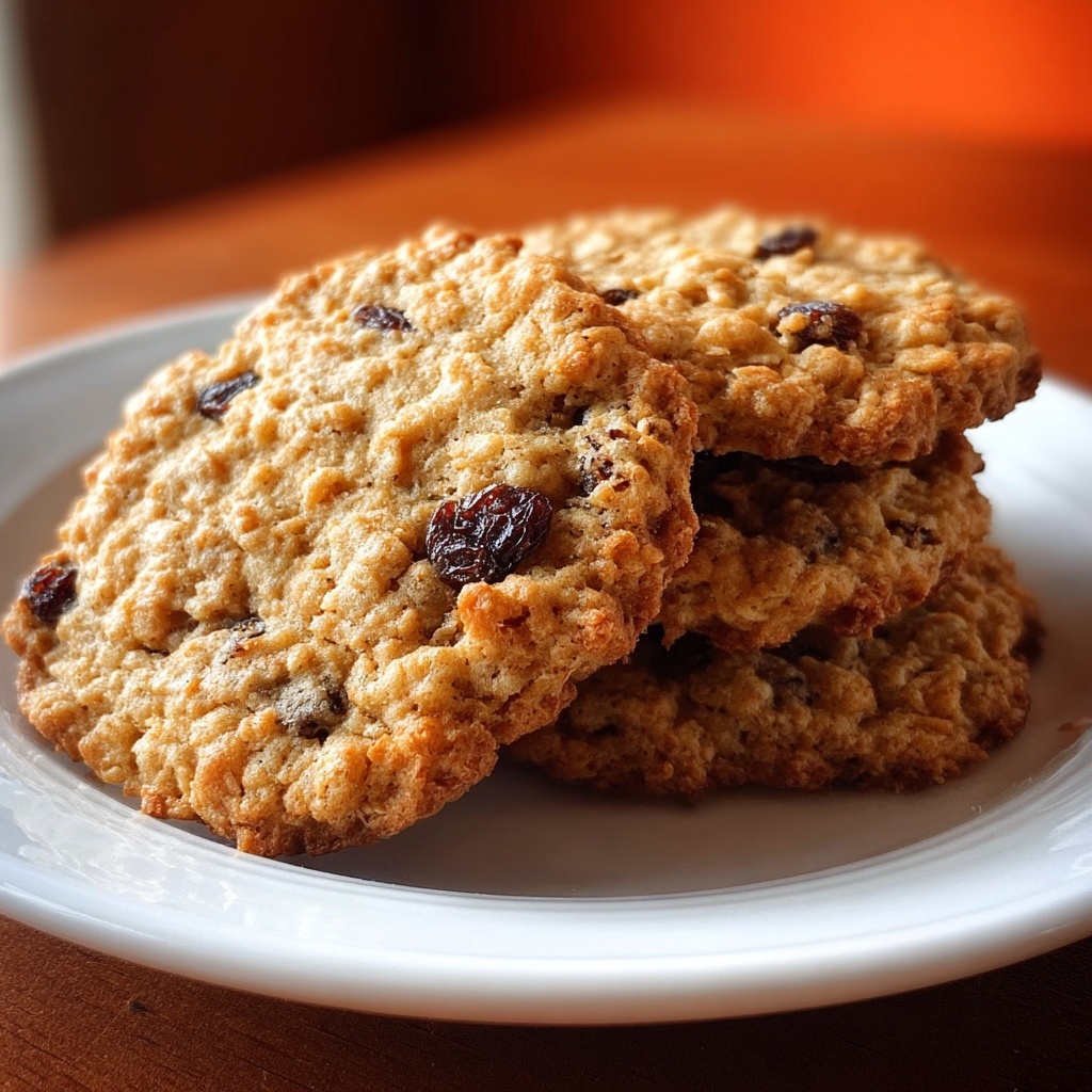 Classic Oatmeal Raisin Cookie Recipe - Recipe Image