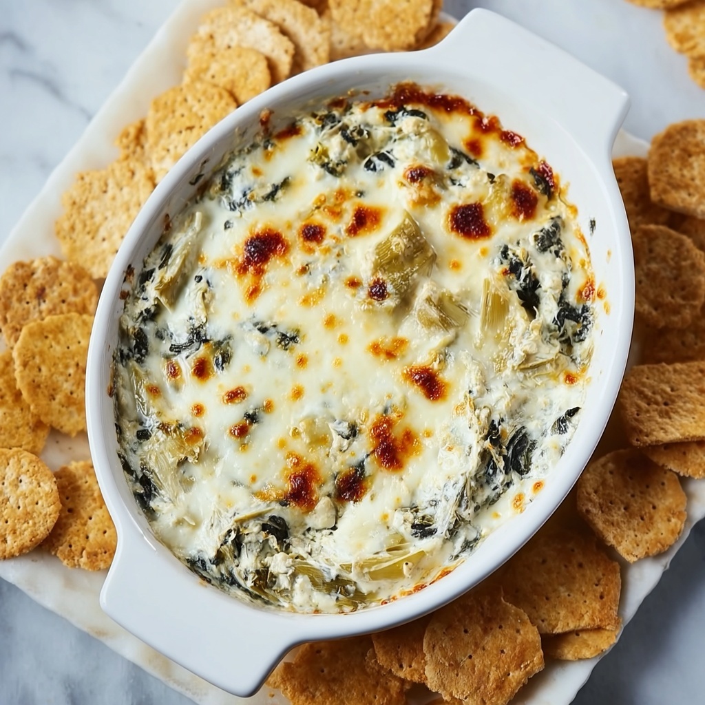 Creamy Spinach and Artichoke Goat Cheese Dip Recipe - Recipe Image