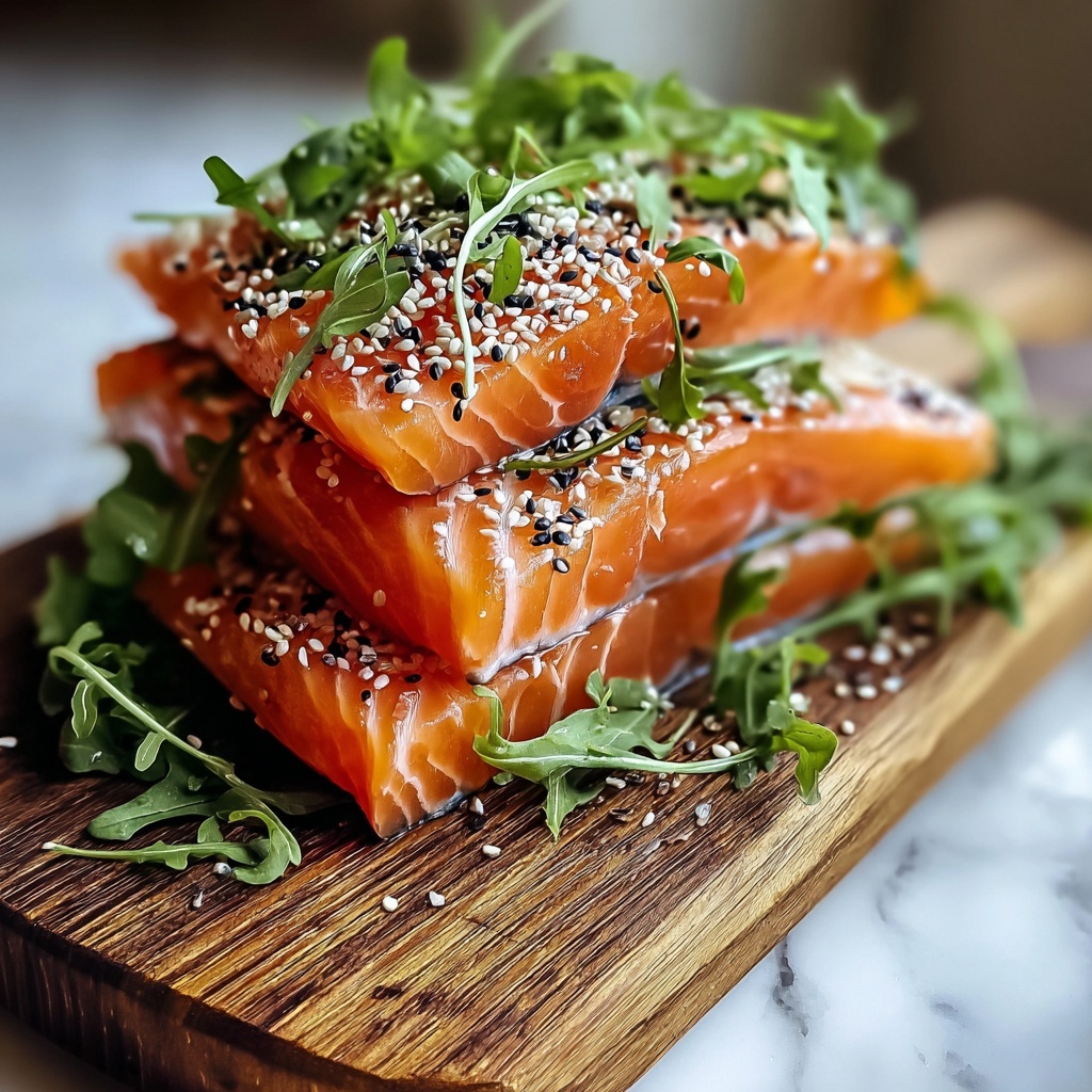 Miso-Cured Salmon Sourdough Sandwiches Recipe - Recipe Image