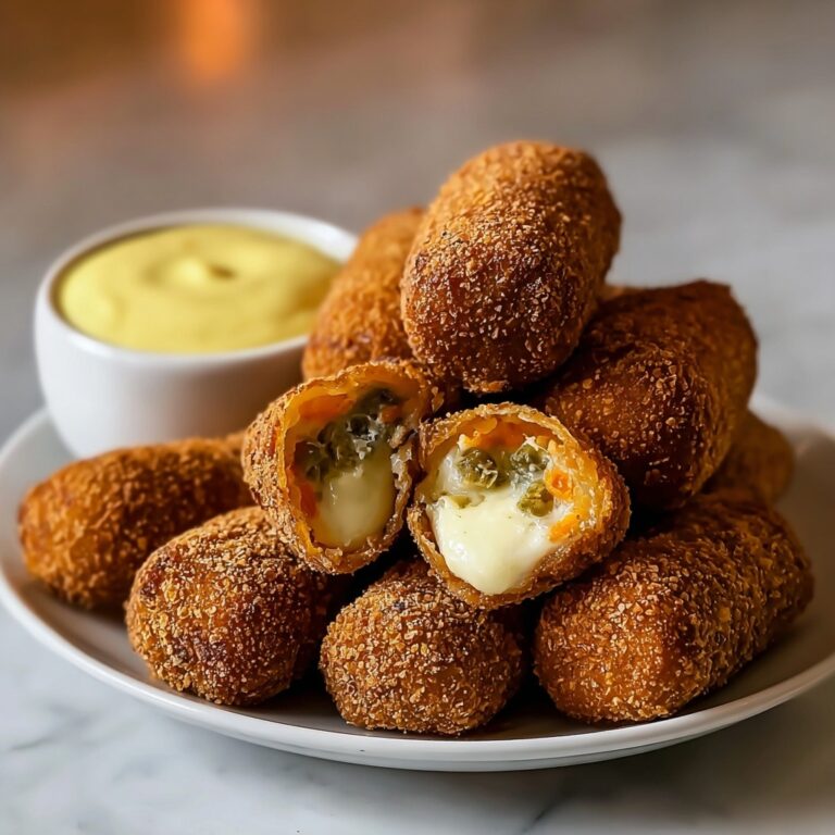 Irresistible Stuffed Fried Pickles with Mozzarella and Ham Recipe