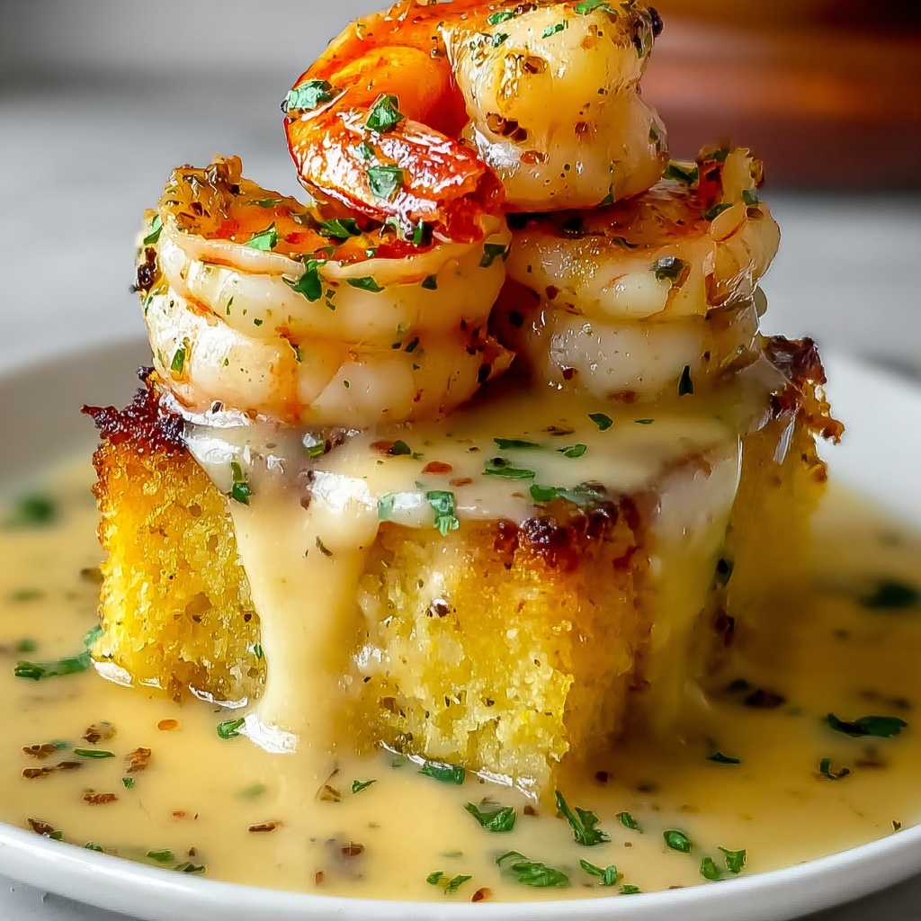 Savory Garlic Shrimp Mofongo Recipe - Recipe Image