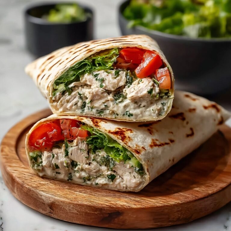 Savory Chicken Salad Wraps for Quick, Healthy Lunch Bliss Recipe