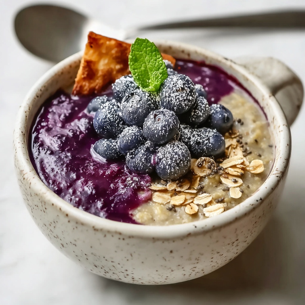 Blueberry Pie Overnight Oats for a Wholesome Breakfast Boost Recipe - Recipe Image