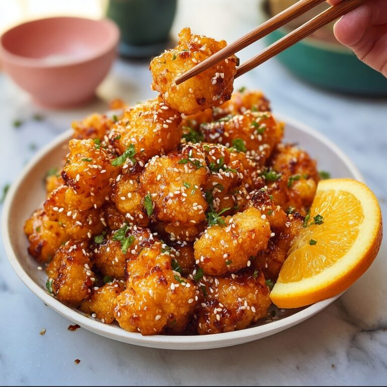 Vegan Glazed Orange Cauliflower Recipe