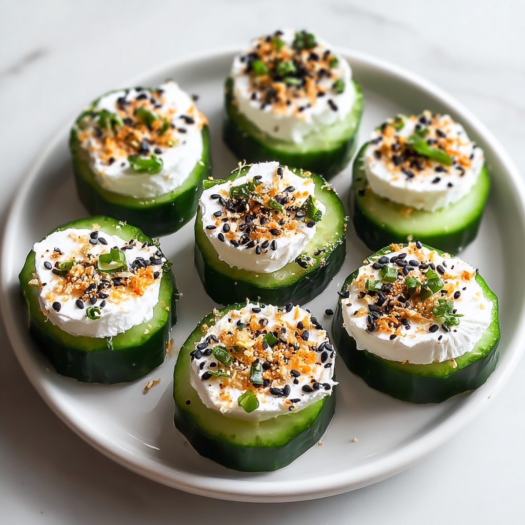 Everything Bagel Cucumber Bites Recipe - Recipe Image