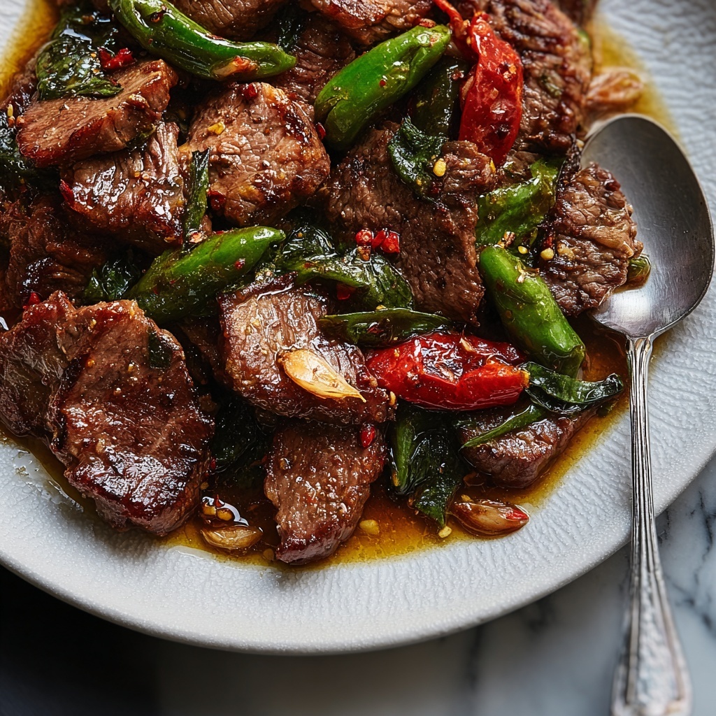 Thai Hot and Spicy Beef Recipe - Recipe Image