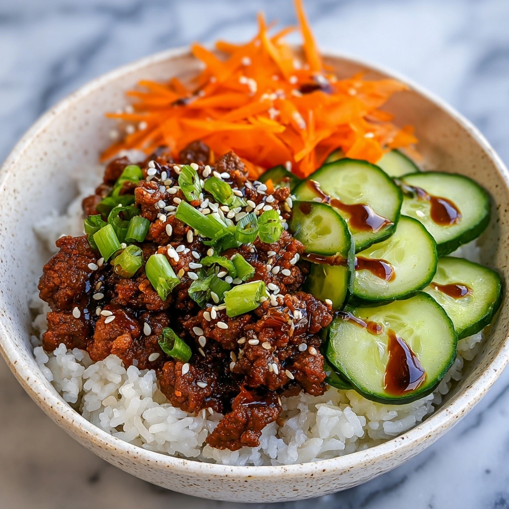 Korean Ground Beef Bowl Recipe - Recipe Image