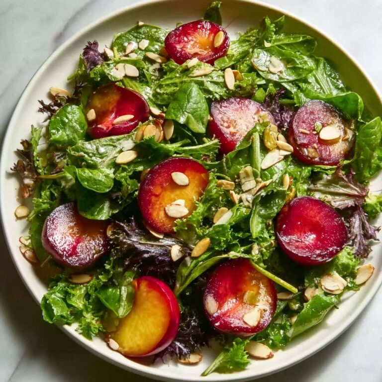 French Green Beans with Peach, Basil, and Almonds Recipe