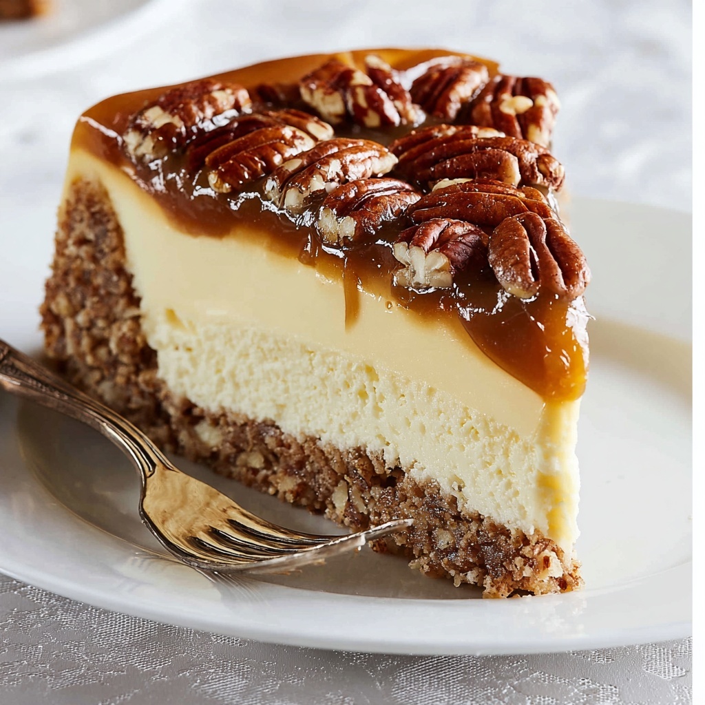 Pecan Pie Cheesecake Recipe - Recipe Image